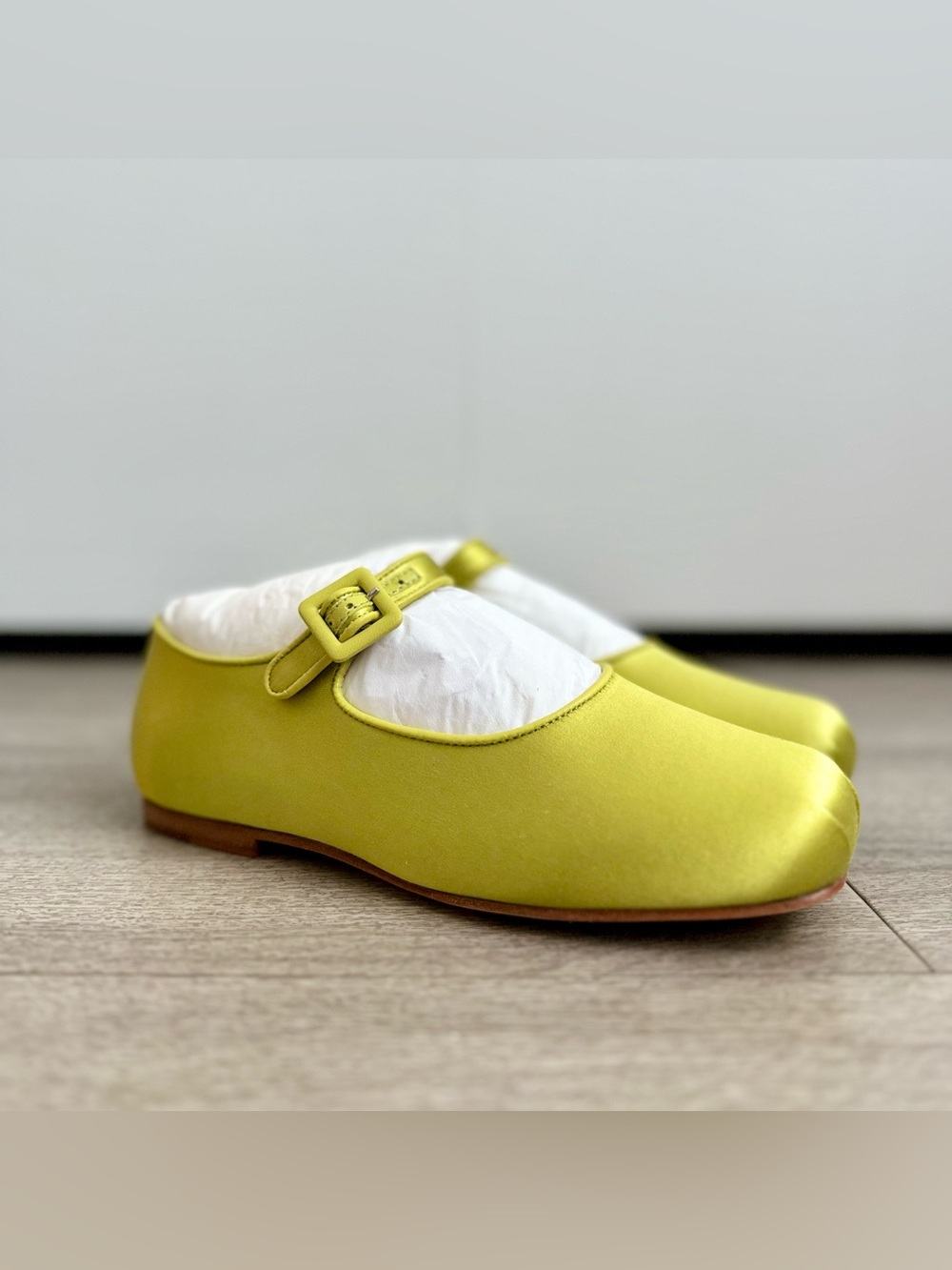 Sandy Liang & Heaven by Marc Jacobs Mary Jane Pointe in Ballet Satin NEW - Picture 7 of 13